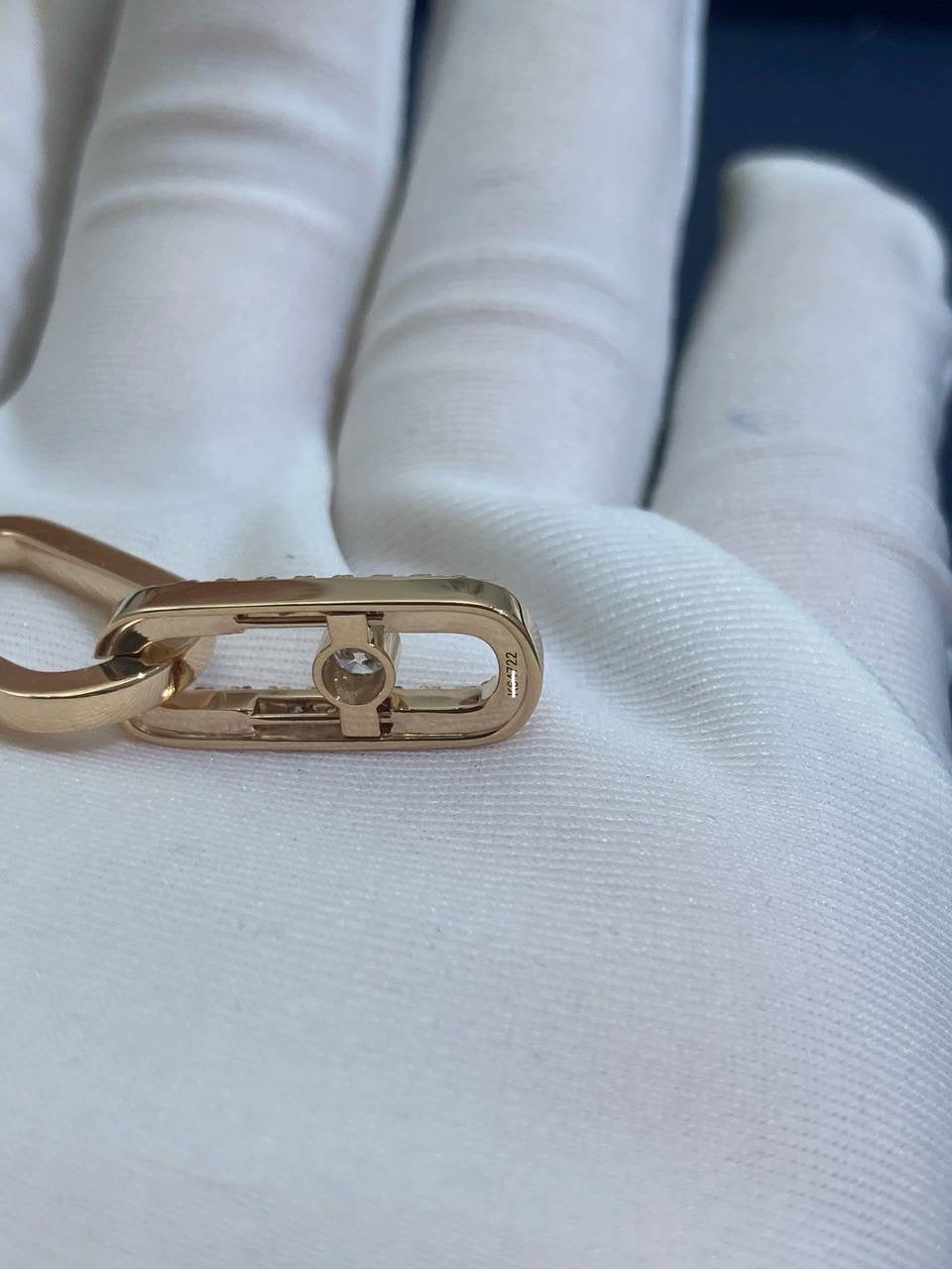 MSSK pendant earrings with diamonds