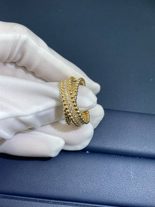 VC duo ring with diamonds