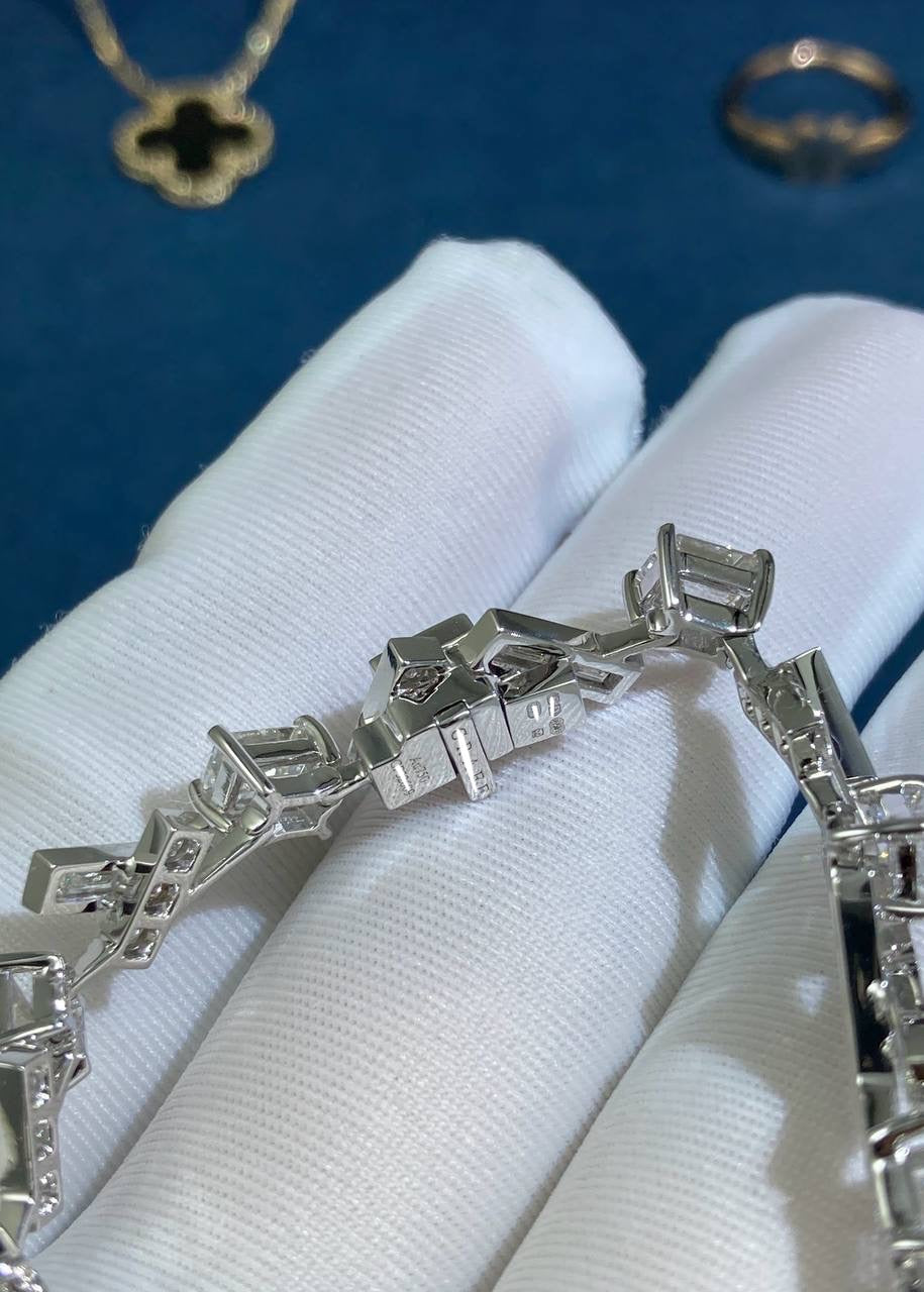 GRFF full pave diamond tread bracelet