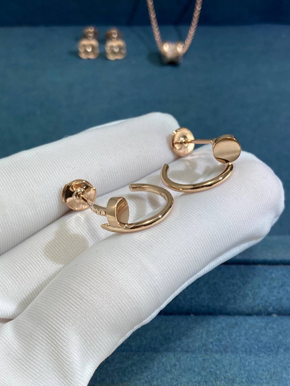 Nail earrings