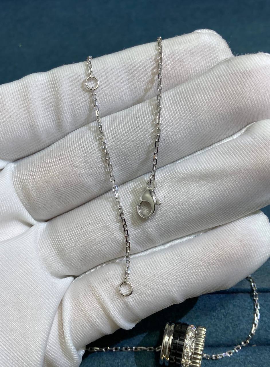 BCHRN pendant with diamonds and PVD, Large model