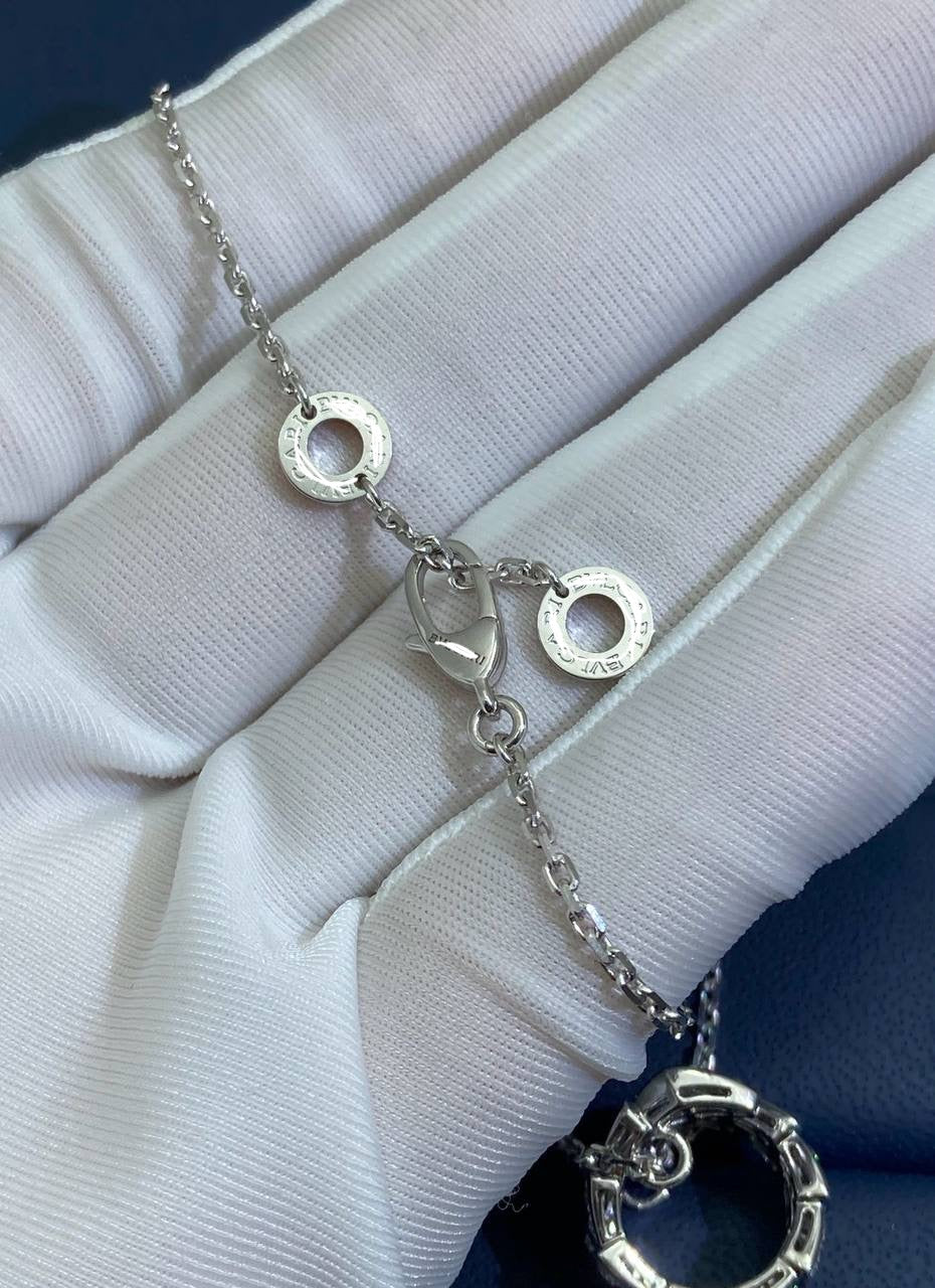 Serpenti full pave diamond pendant