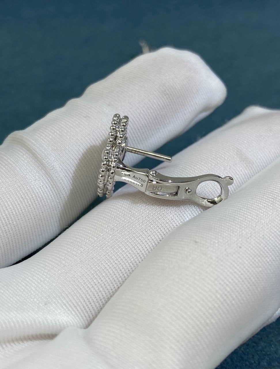 VC full pave diamond earrings 15mm