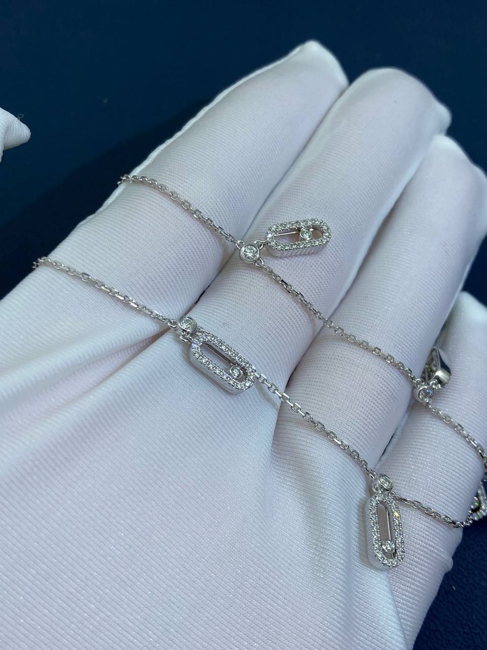 MSSK chocker necklace with diamonds
