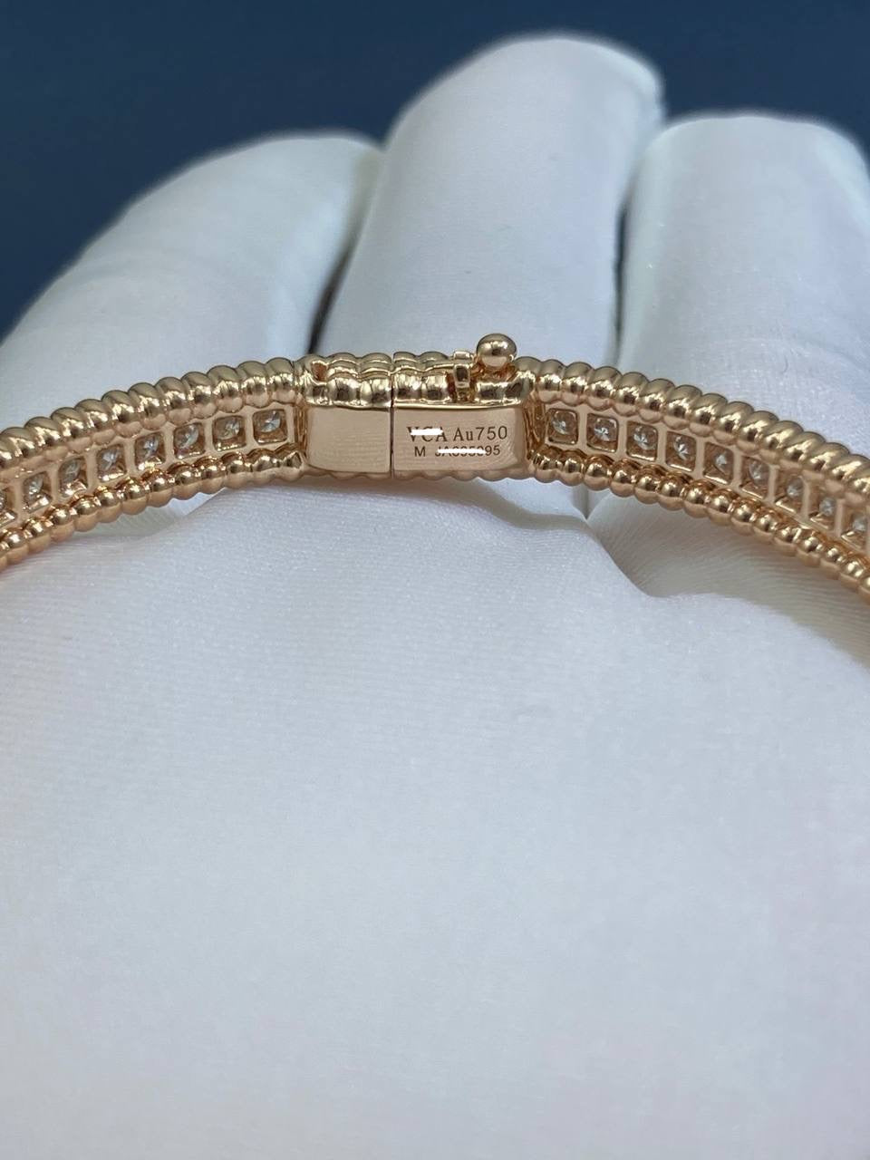 VC one-row full pave diamond bracelet