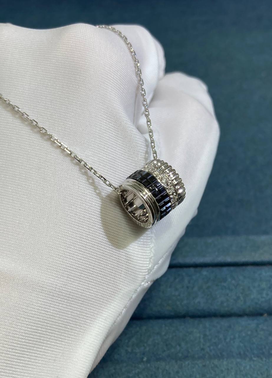 BCHRN pendant with diamonds and PVD, Large model