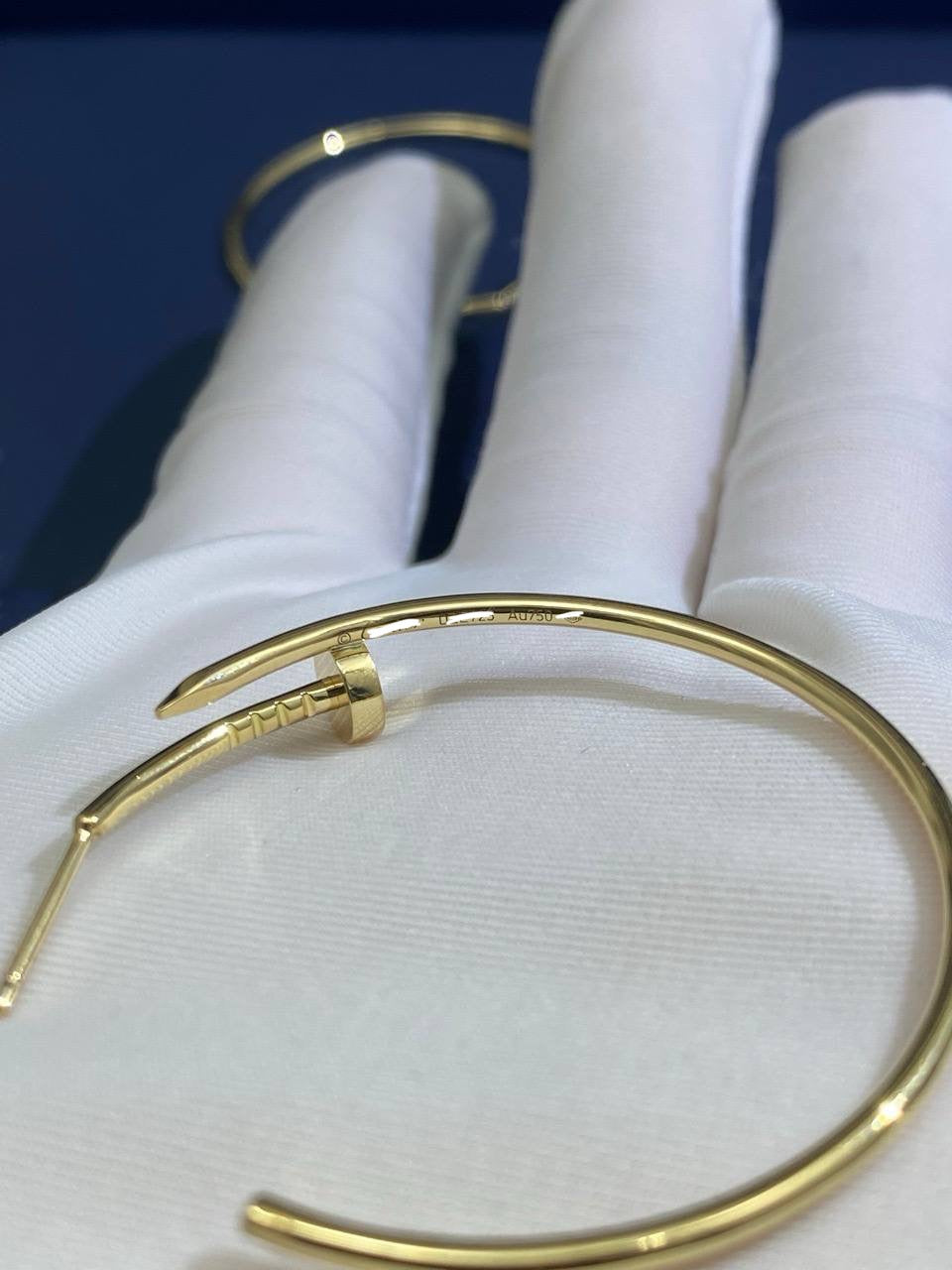 Nail hoop earrings