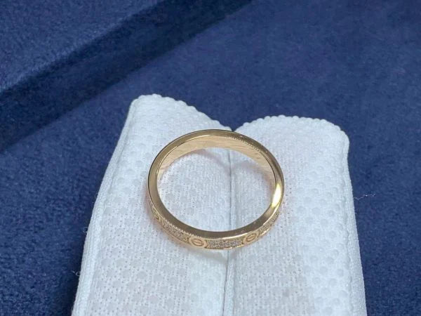 Love full pave diamond ring, Mini model