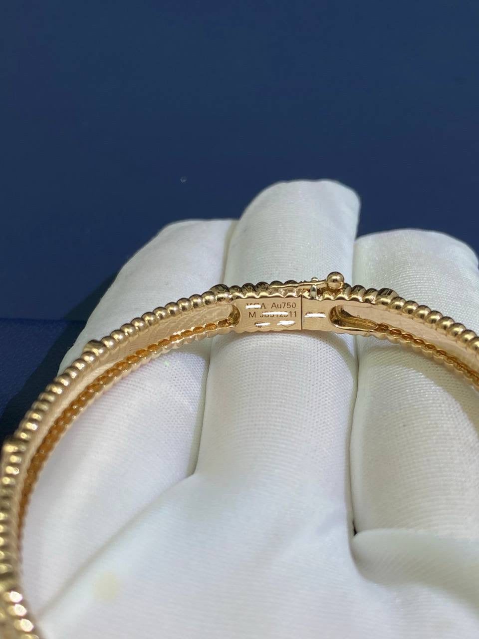 VC floral bracelet with diamonds