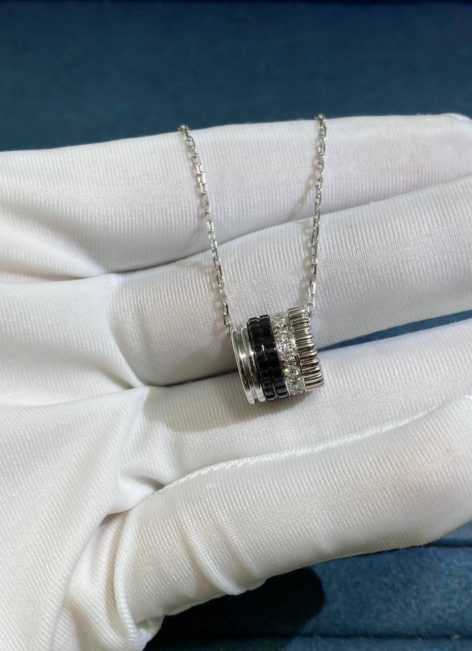 BCHRN pendant with diamonds and PVD, Large model
