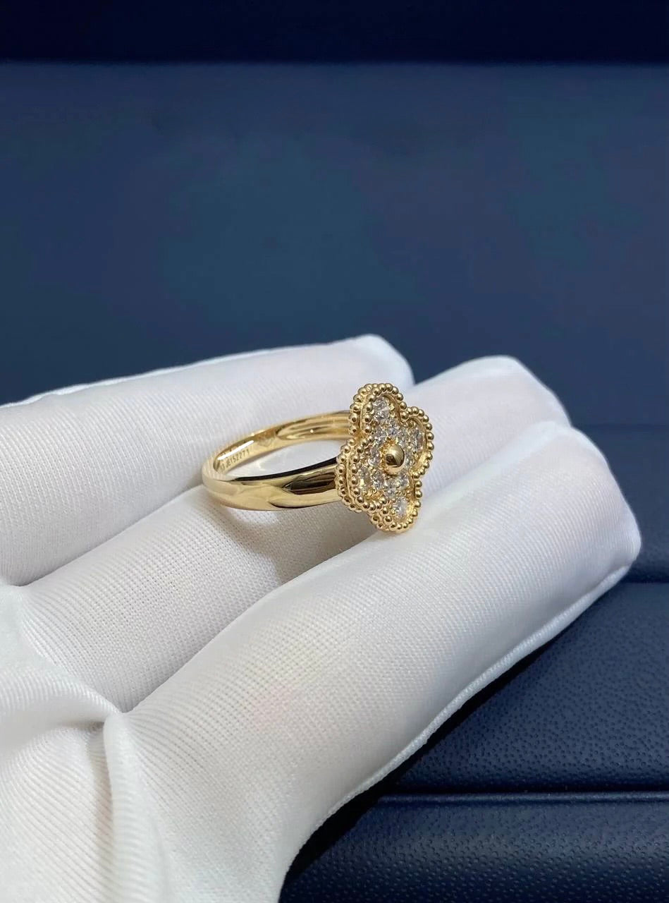 VC full pave diamond ring