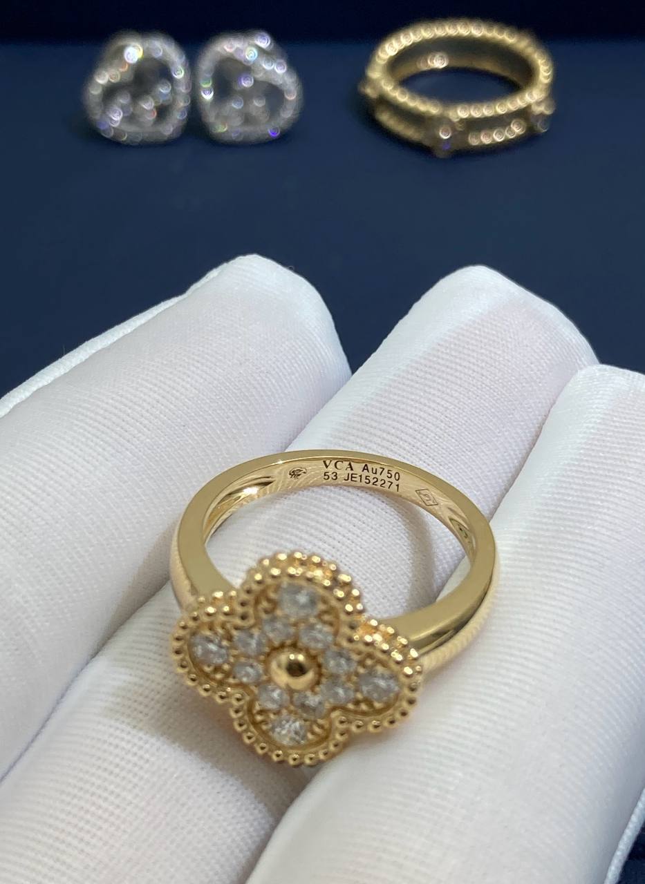 VC full pave diamond ring
