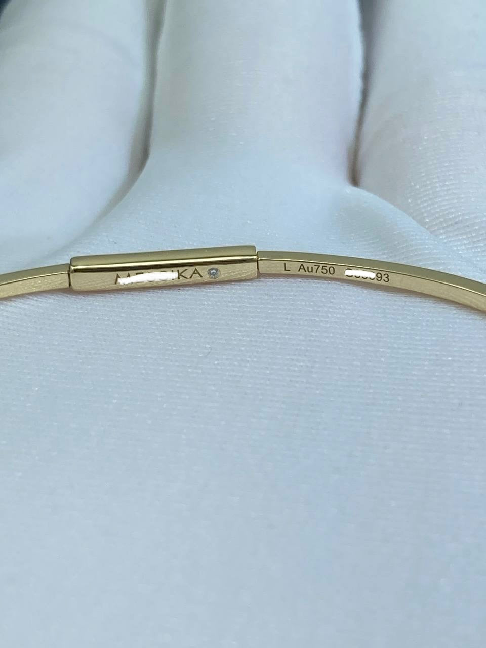 MSSK pave diamond thin bracelet
