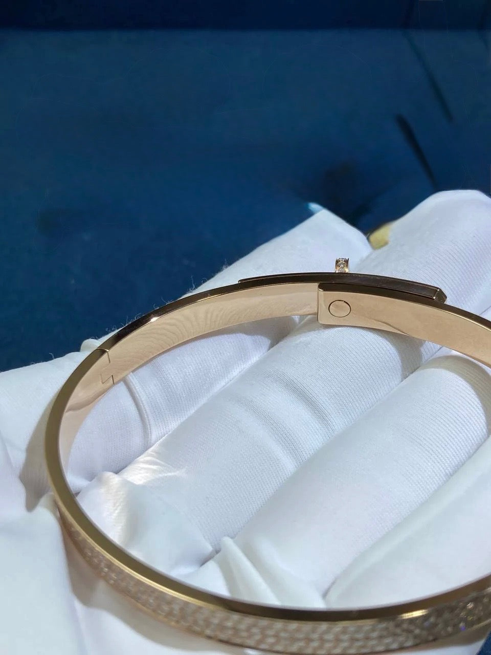 HRMS full pave diamond bracelet, Small model