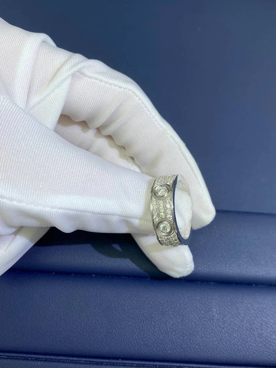 Love full pave diamond ring, Classic model