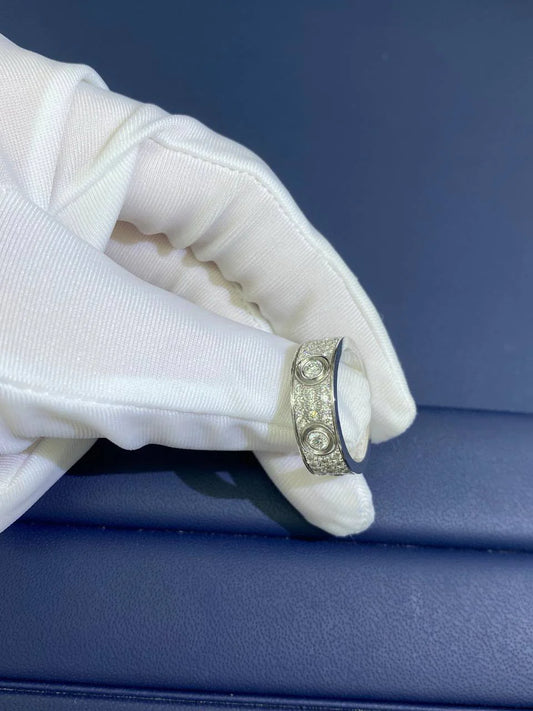 Love full pave diamond ring, Classic model