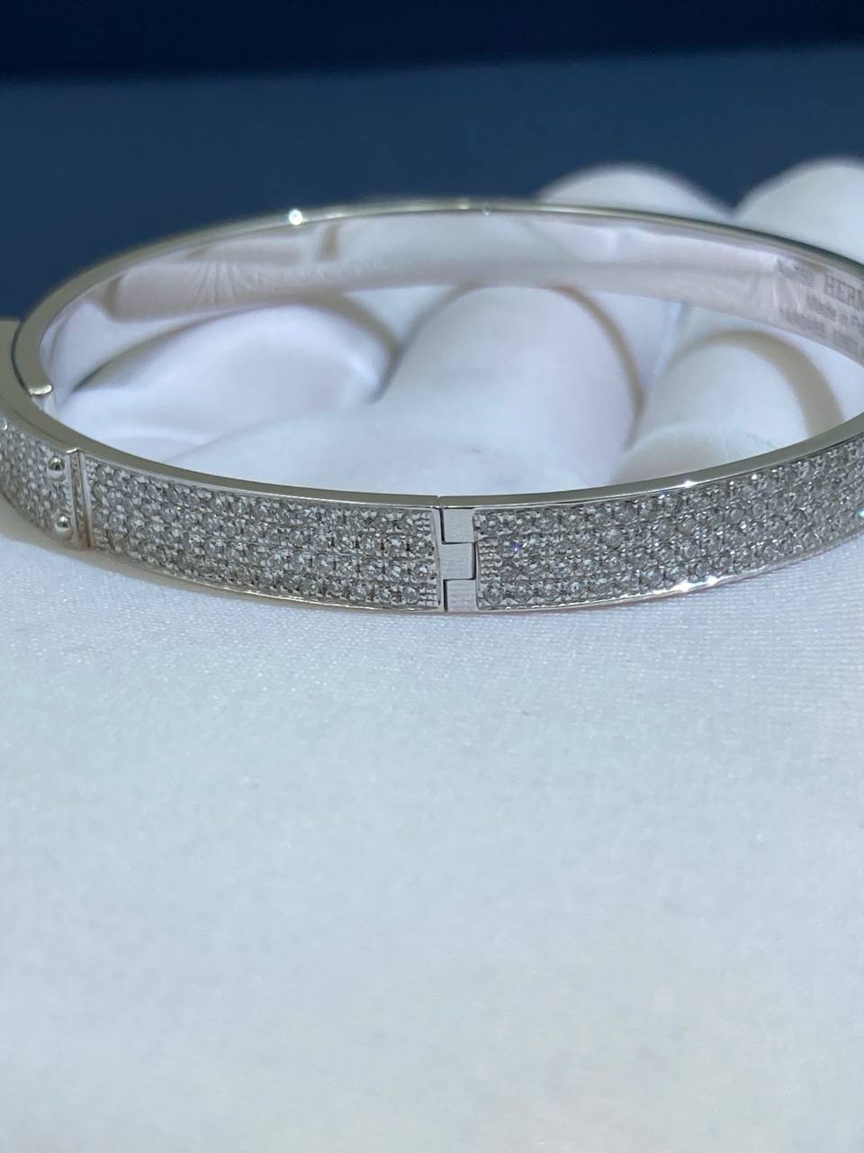 HRMS full pave diamond bracelet, Small model