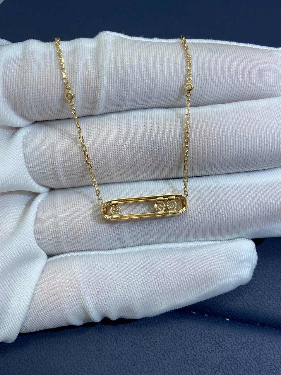 MSSK baby move full pave diamond pendant