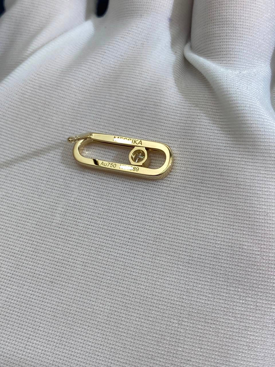 MSSK move uno earrings with diamonds
