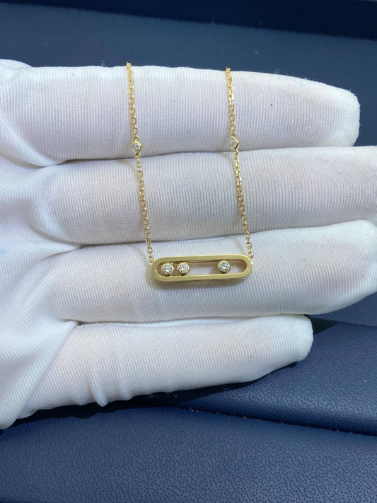 MSSK baby move pendant with diamonds