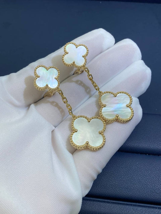 VC Mother-of-Pearl double earrings