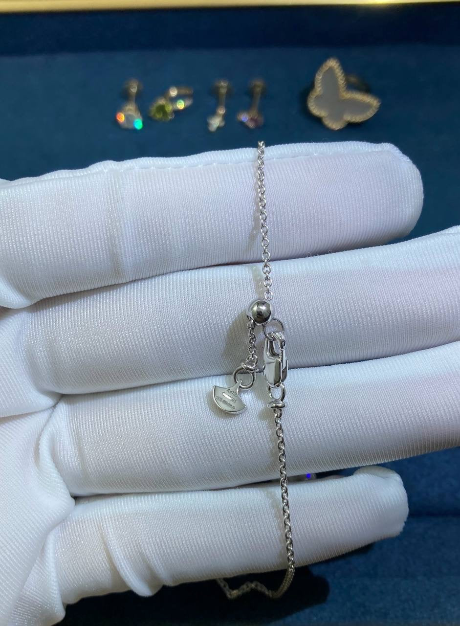 GRFF butterfly full pave diamond pendant