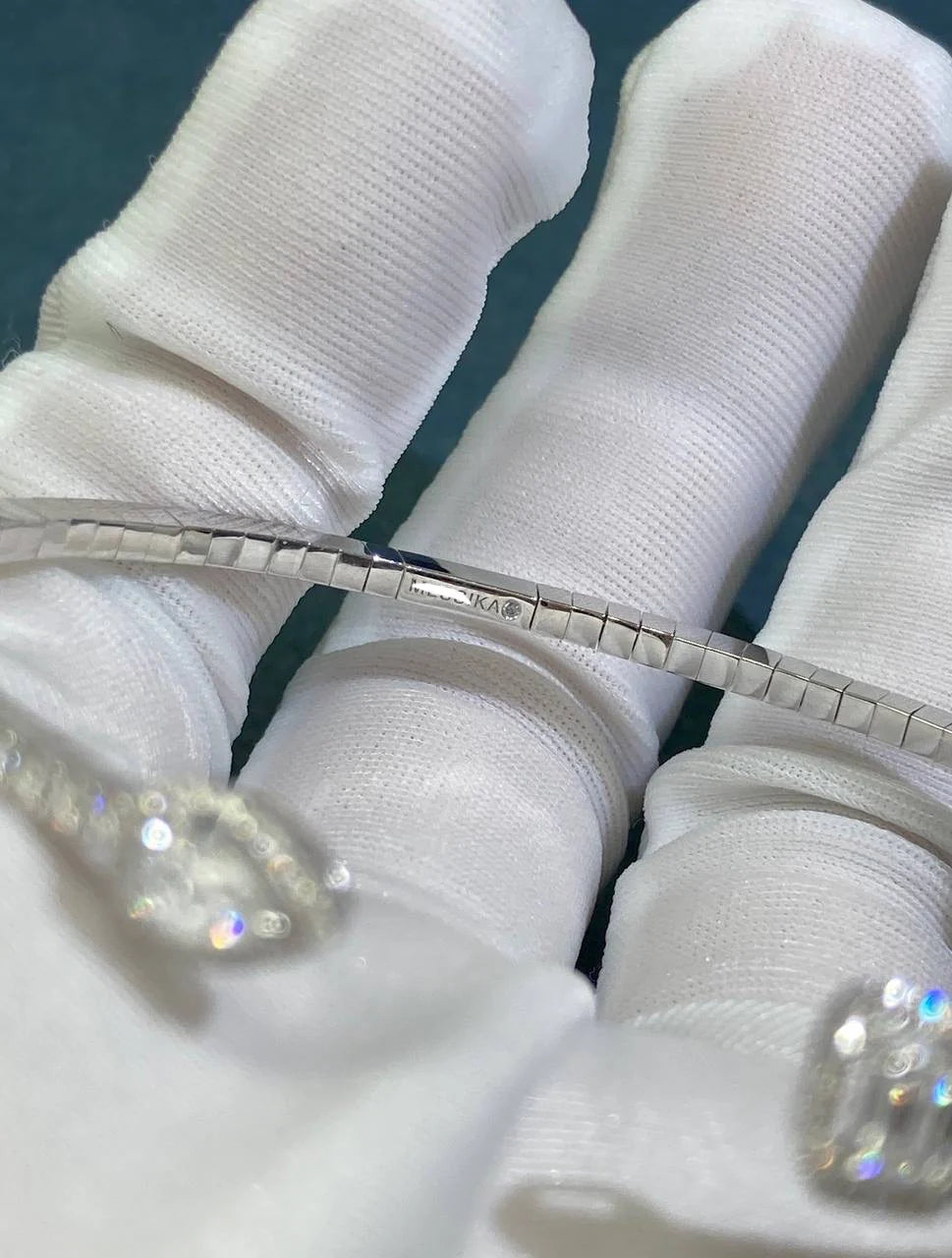 MSSK full pave diamond bracelet