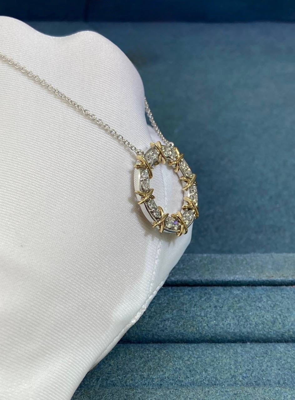 TC pendant with diamonds