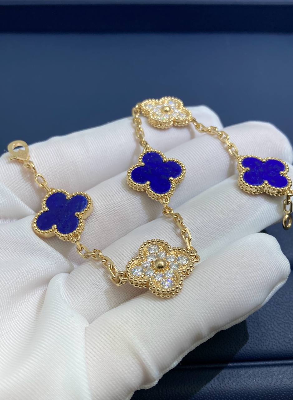 VC Lapis Lazuli bracelet with diamonds