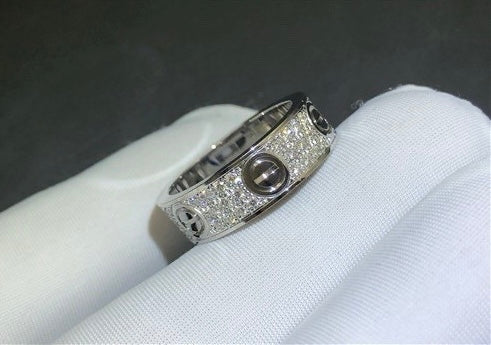Love full pave diamond ring, Classic model