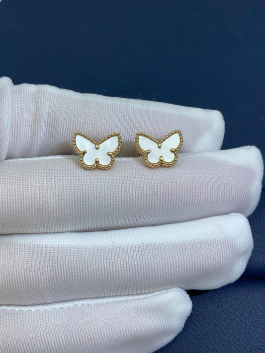 VC butterfly Mother-of-Pearl earrings, Mini model
