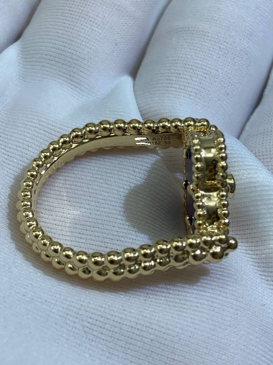 VC Guilloche reversible ring