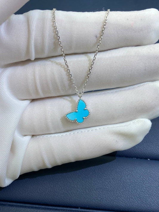VC butterfly Turquoise pendant, Mini model