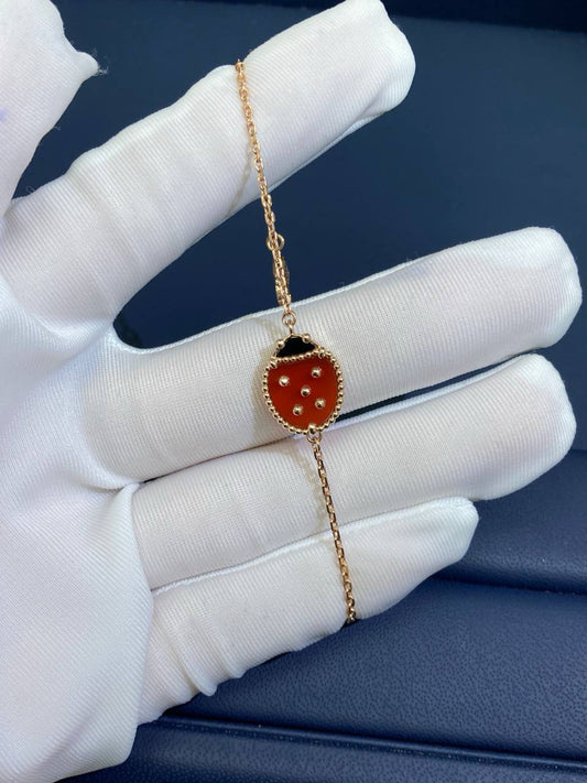 VC Ladybug closed wings bracelet