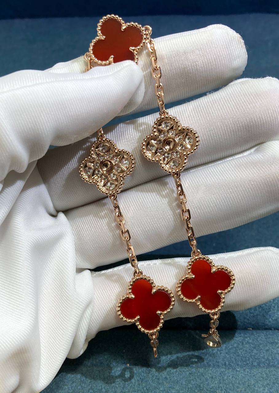 VC Carnelian bracelet with diamonds
