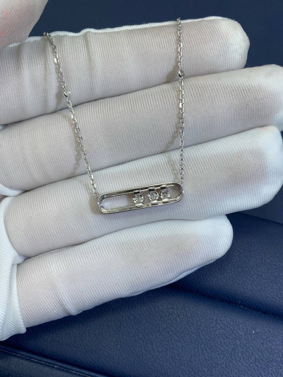 MSSK baby move full pave diamond pendant