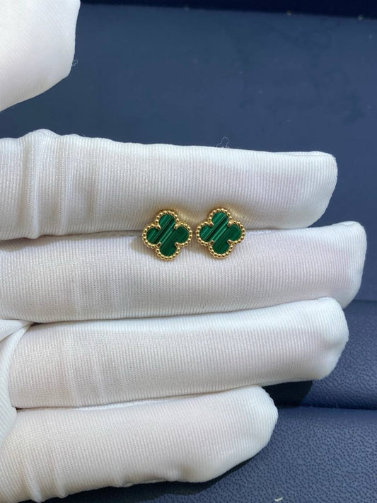 VC Malachite earrings, Mini model
