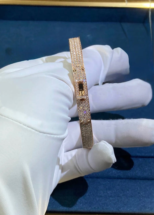 HRMS full pave diamond bracelet, Small model