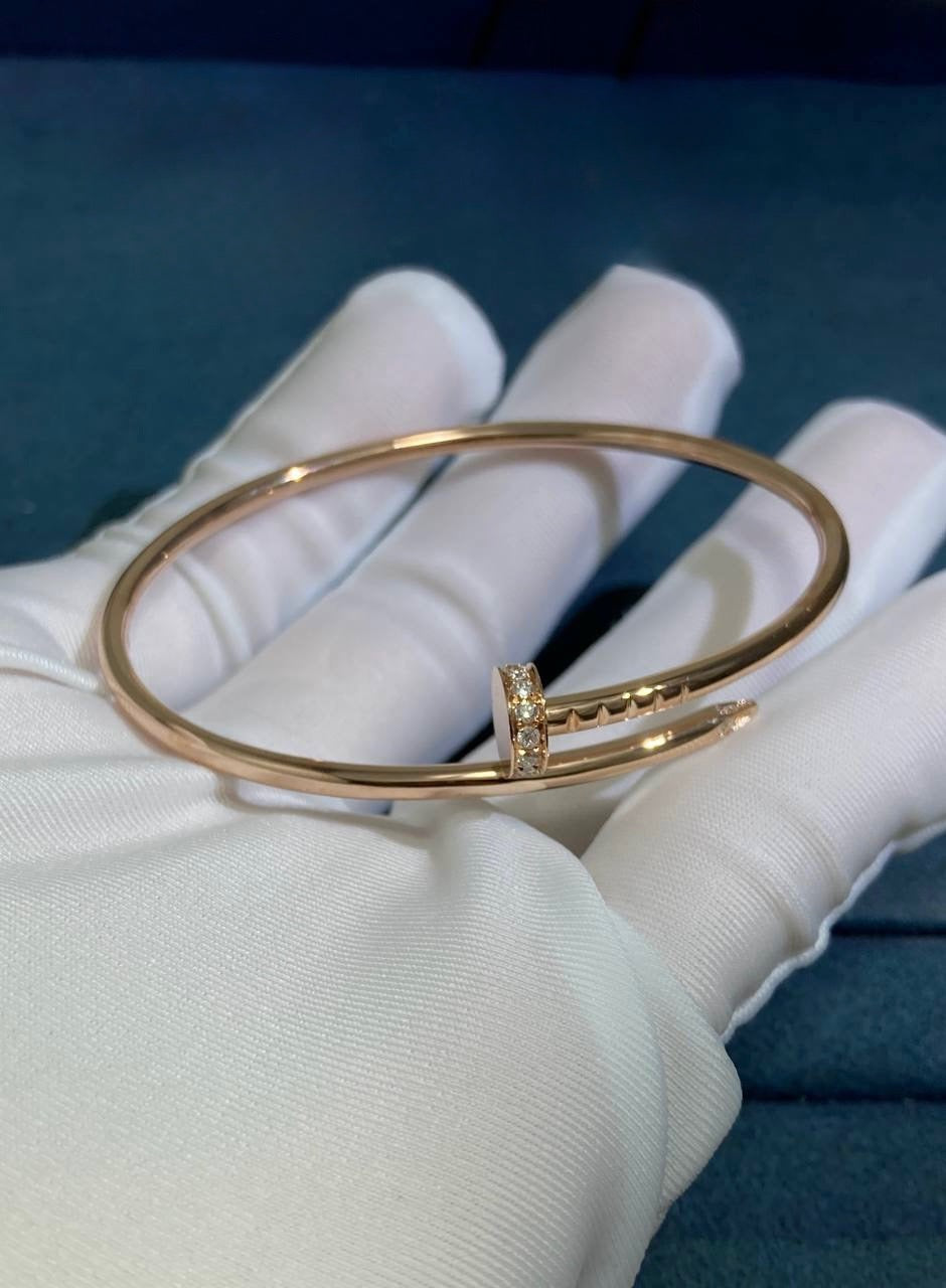 Bracelet clou avec diamants Petit modèle