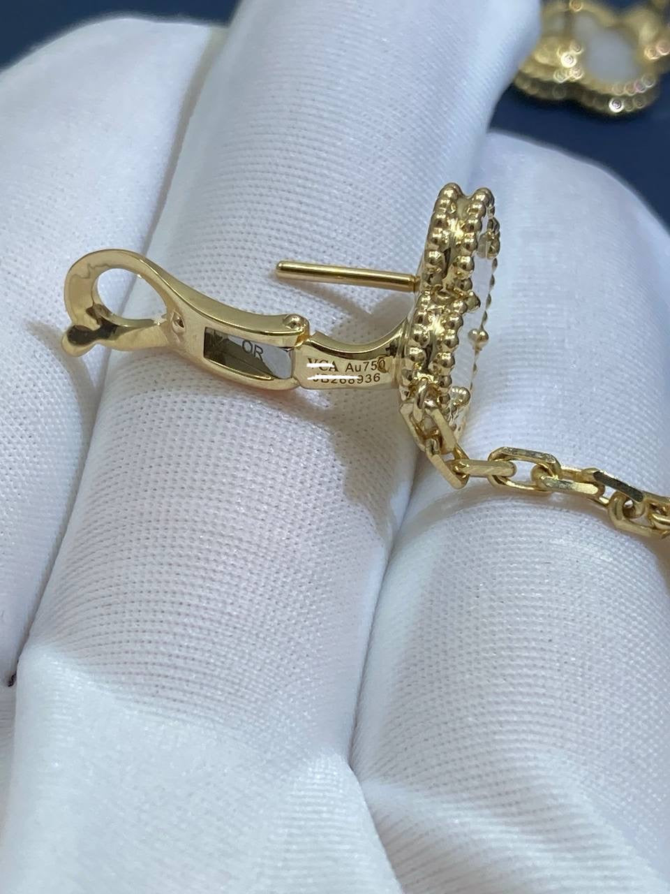 VC Mother-of-Pearl double earrings