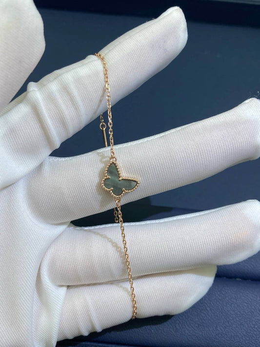 VC butterfly grey Mother-of-Pearl bracelet, Mini model