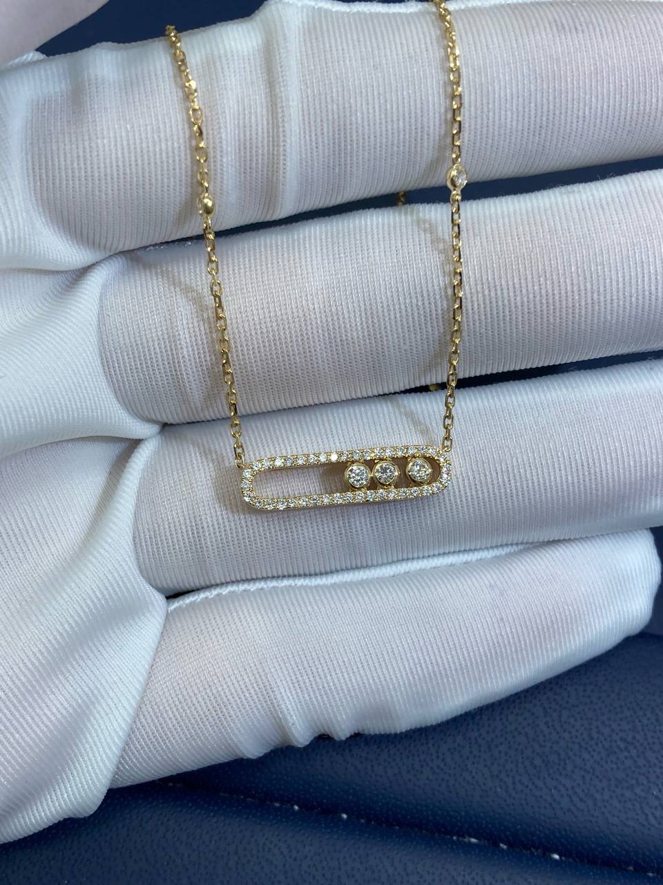 MSSK baby move full pave diamond pendant