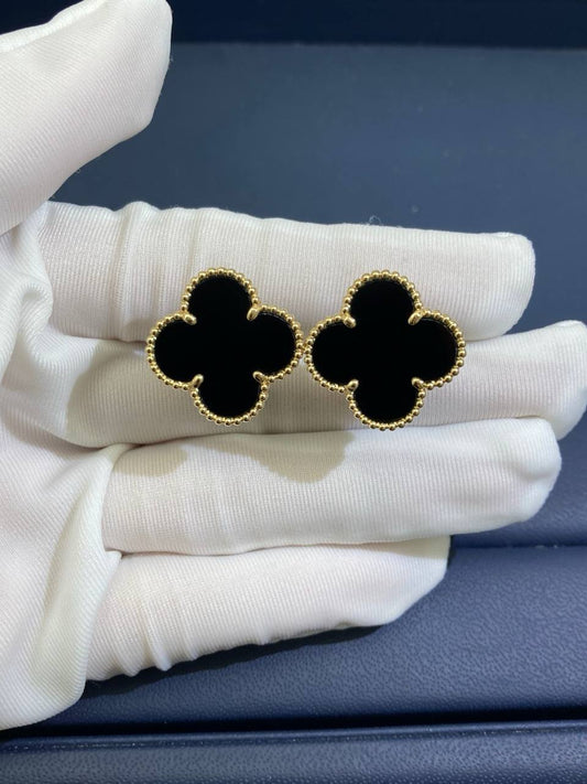 VC Onyx earrings 20mm