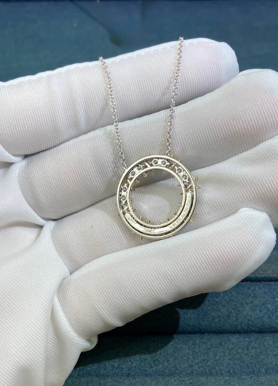 TC pendant with diamonds