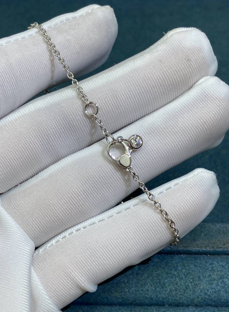 BCHRN necklace with diamonds and PVD, Small model