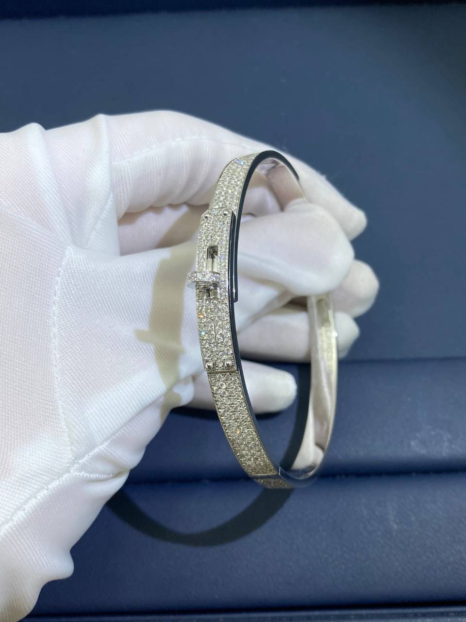 HRMS full pave diamond bracelet, Small model