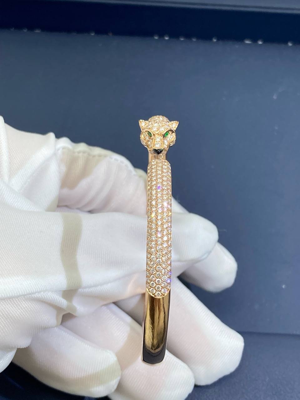 Panther pave diamond bracelet