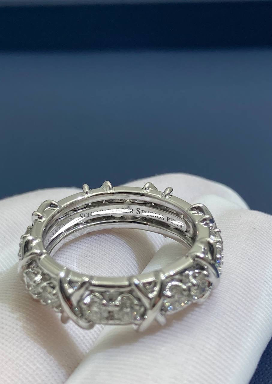 TC ring with diamonds