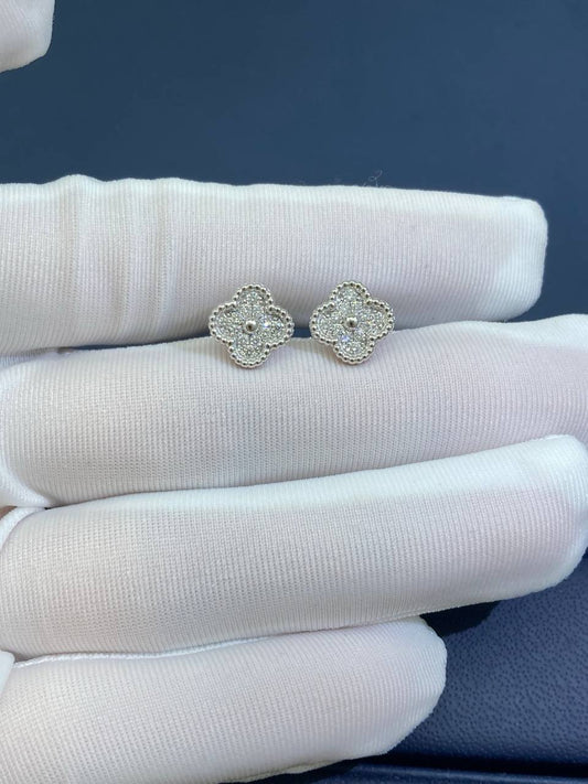 VC full pave diamond earrings, Mini model