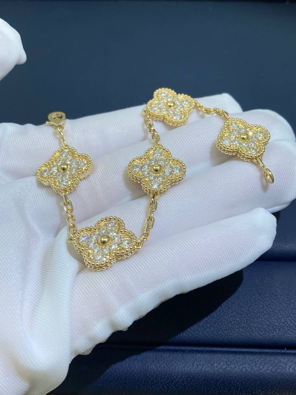 VC full pave diamond bracelet